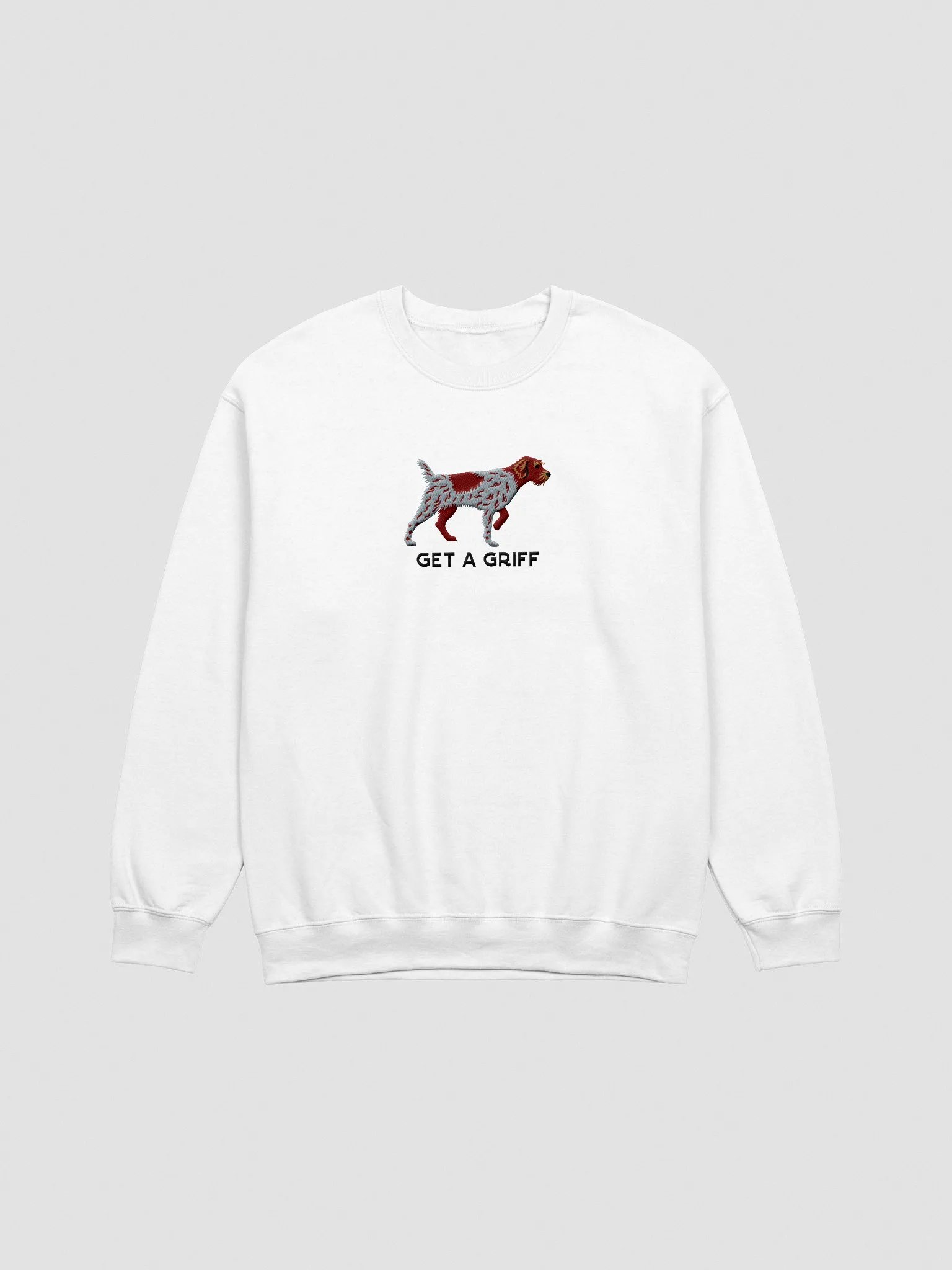 Get a Griff Sweatshirt (Embroidered) of a Wirehaired Pointing Griffon product image (3)