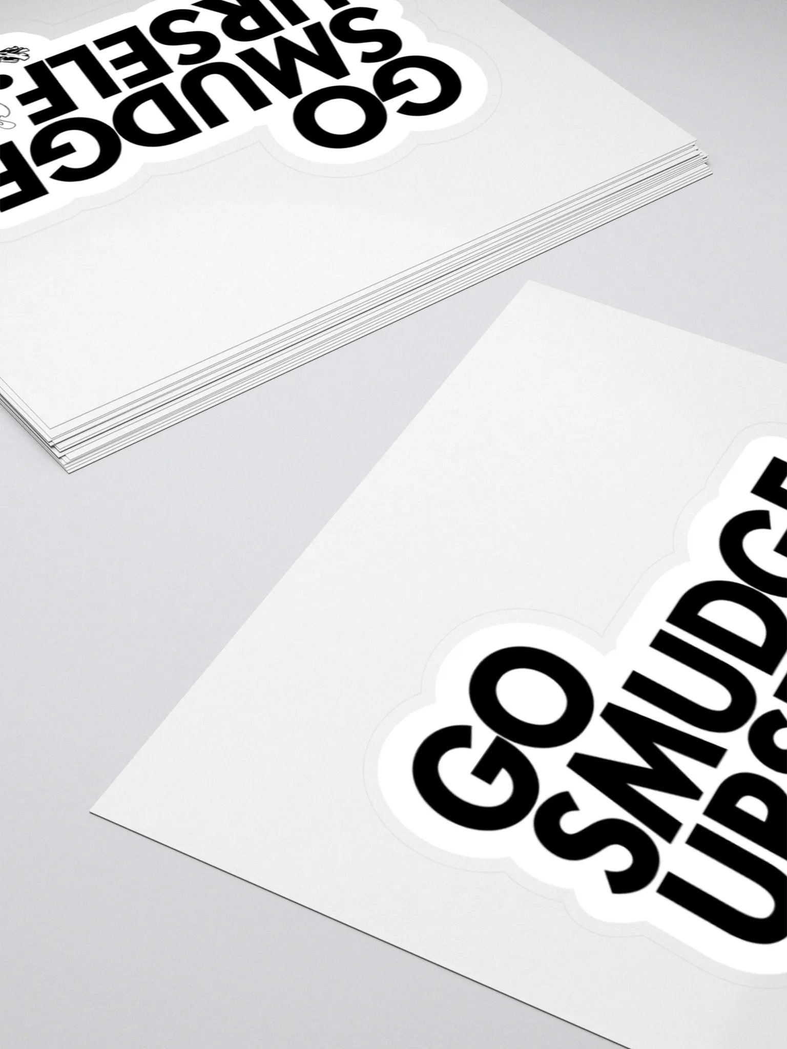 Go Smudge Urself (Stick Kiss Cut Stickers) product image (4)