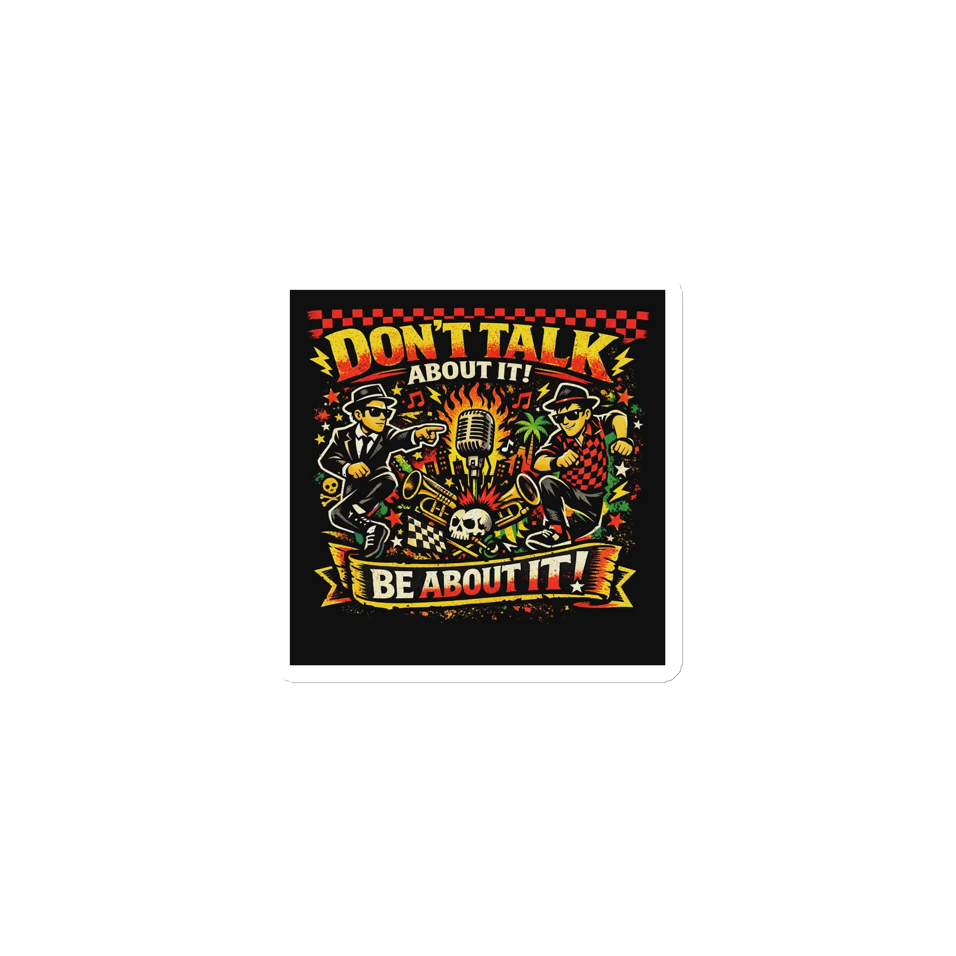 Dont Talk About It Be About It Magnet product image (1)
