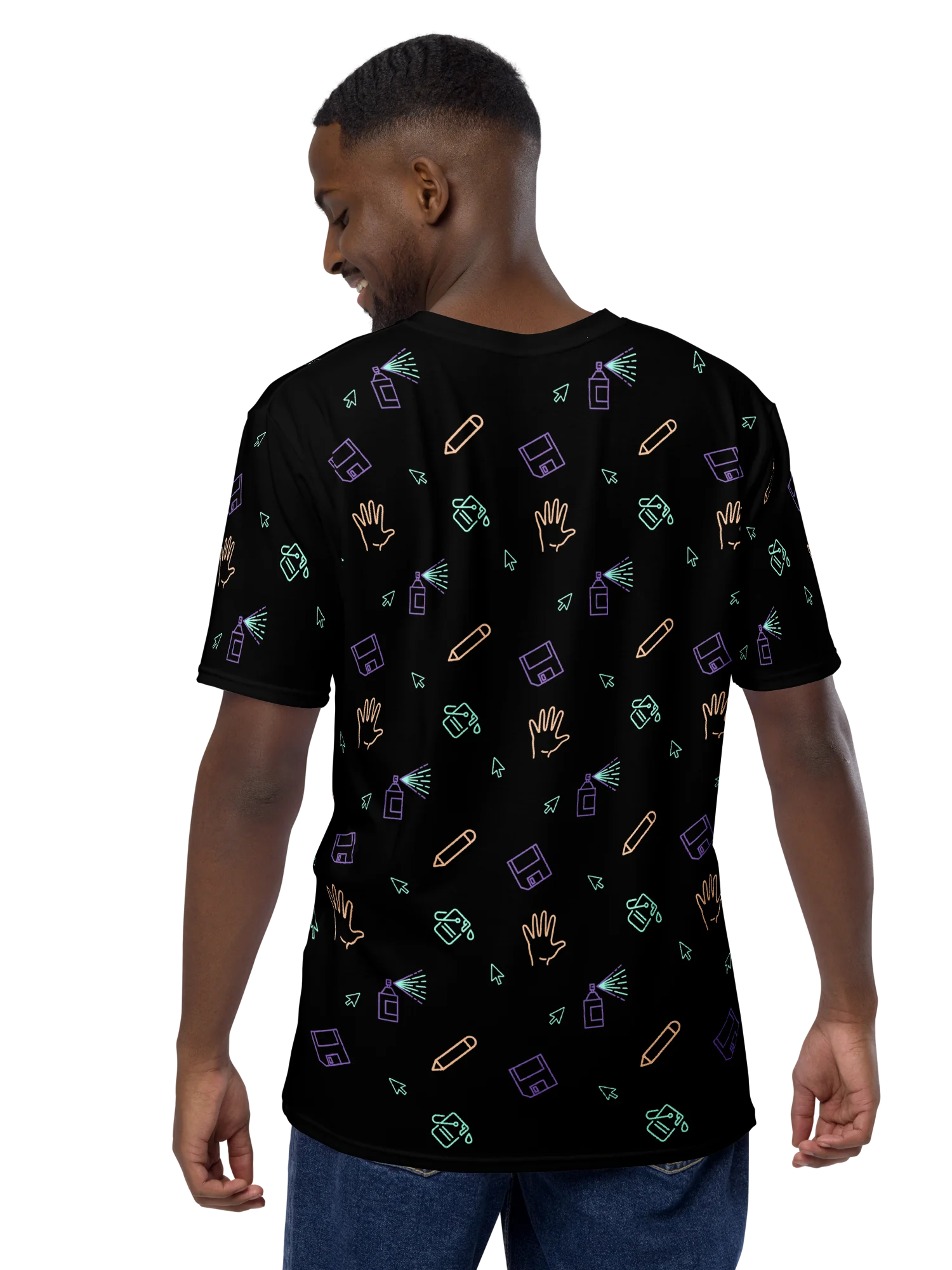 Computer Lab pattern unisex t-shirt product image (2)