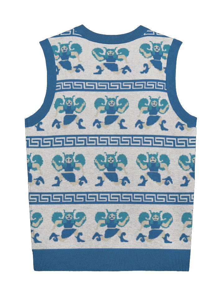 Gorgons sweater vest - china blue product image (7)