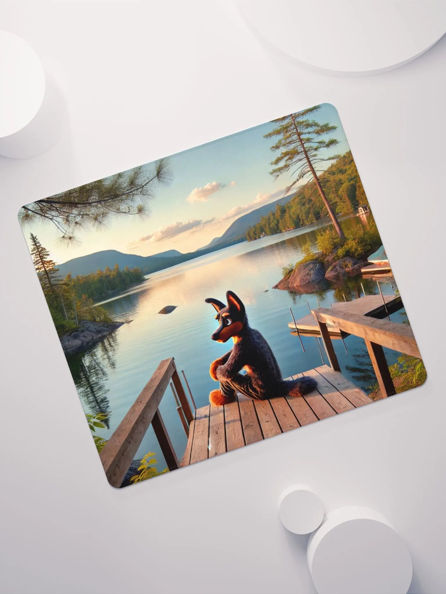 AI Generated Doberman Mouse Pad product image (7)