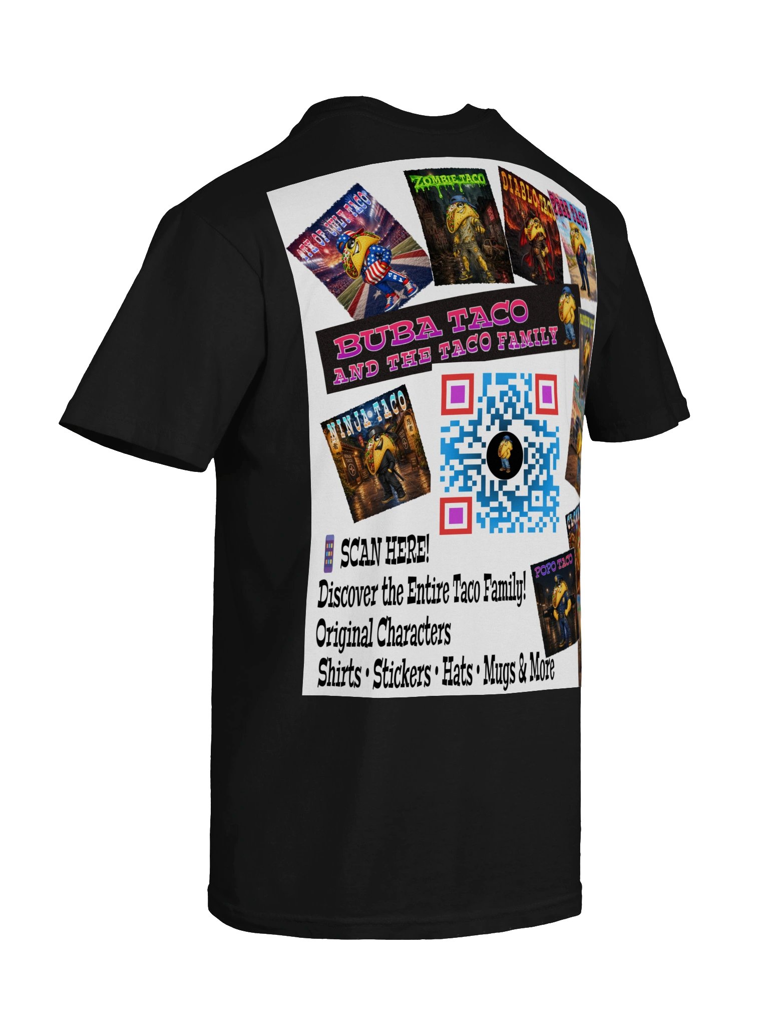 Buba Taco Family QR Collage Tee product image (15)