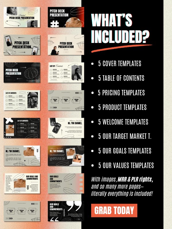 MRR/PLR Slide Deck Templates product image (5)