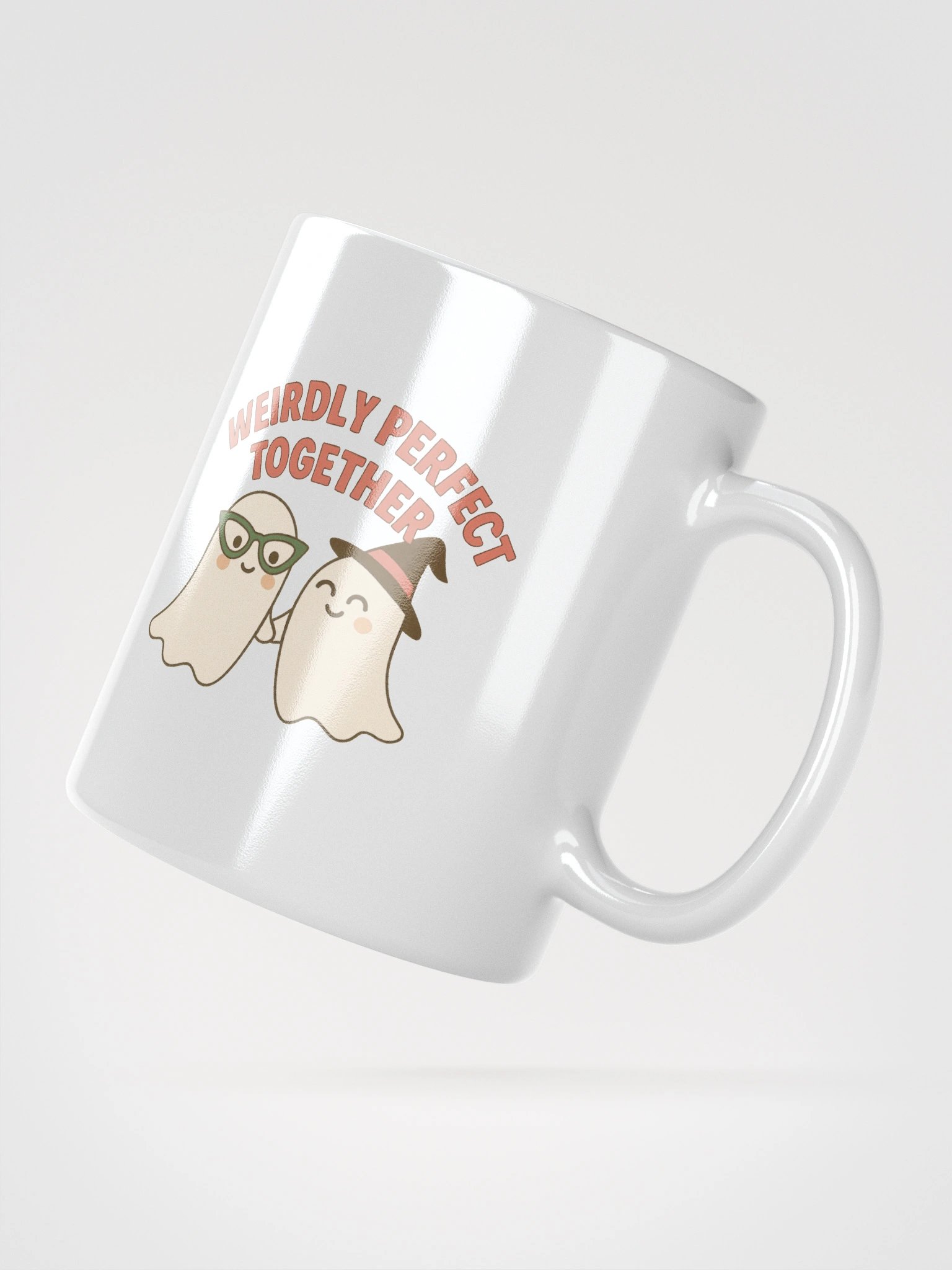Weirdly Perfect Together White Glossy Mug product image (4)