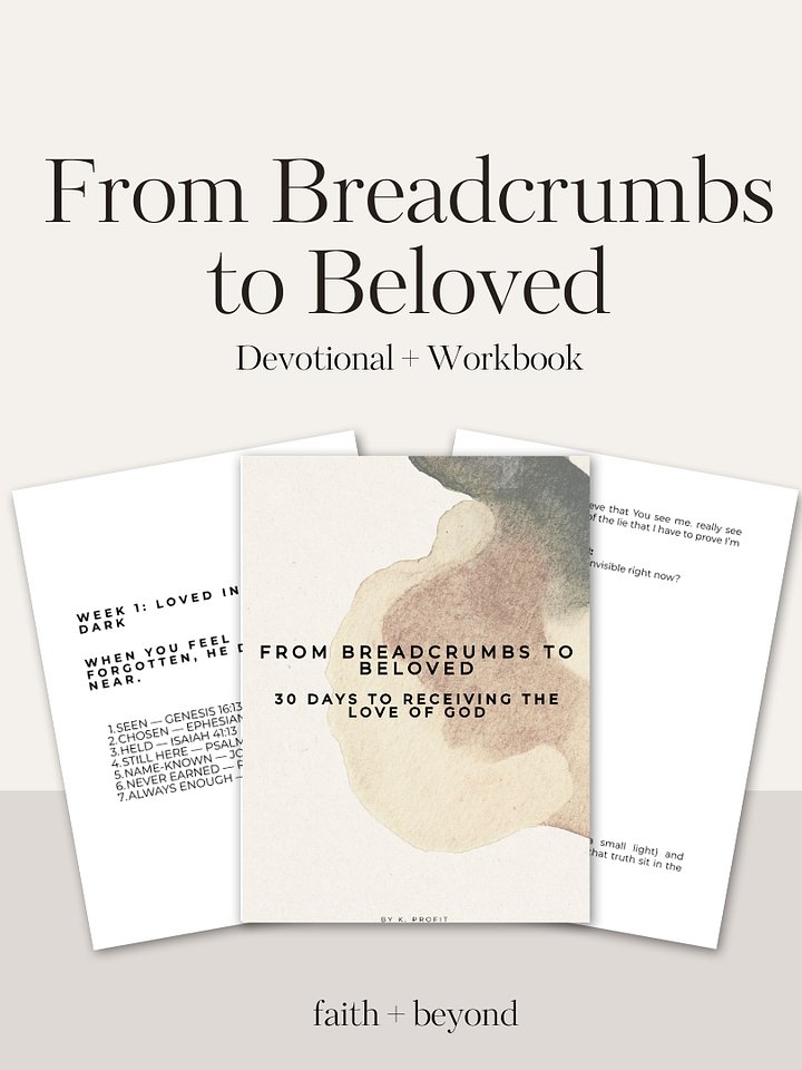 From Breadcrumbs to Beloved: 30 Days to Receiving the Love of God (Digital E-Book) product image (2)