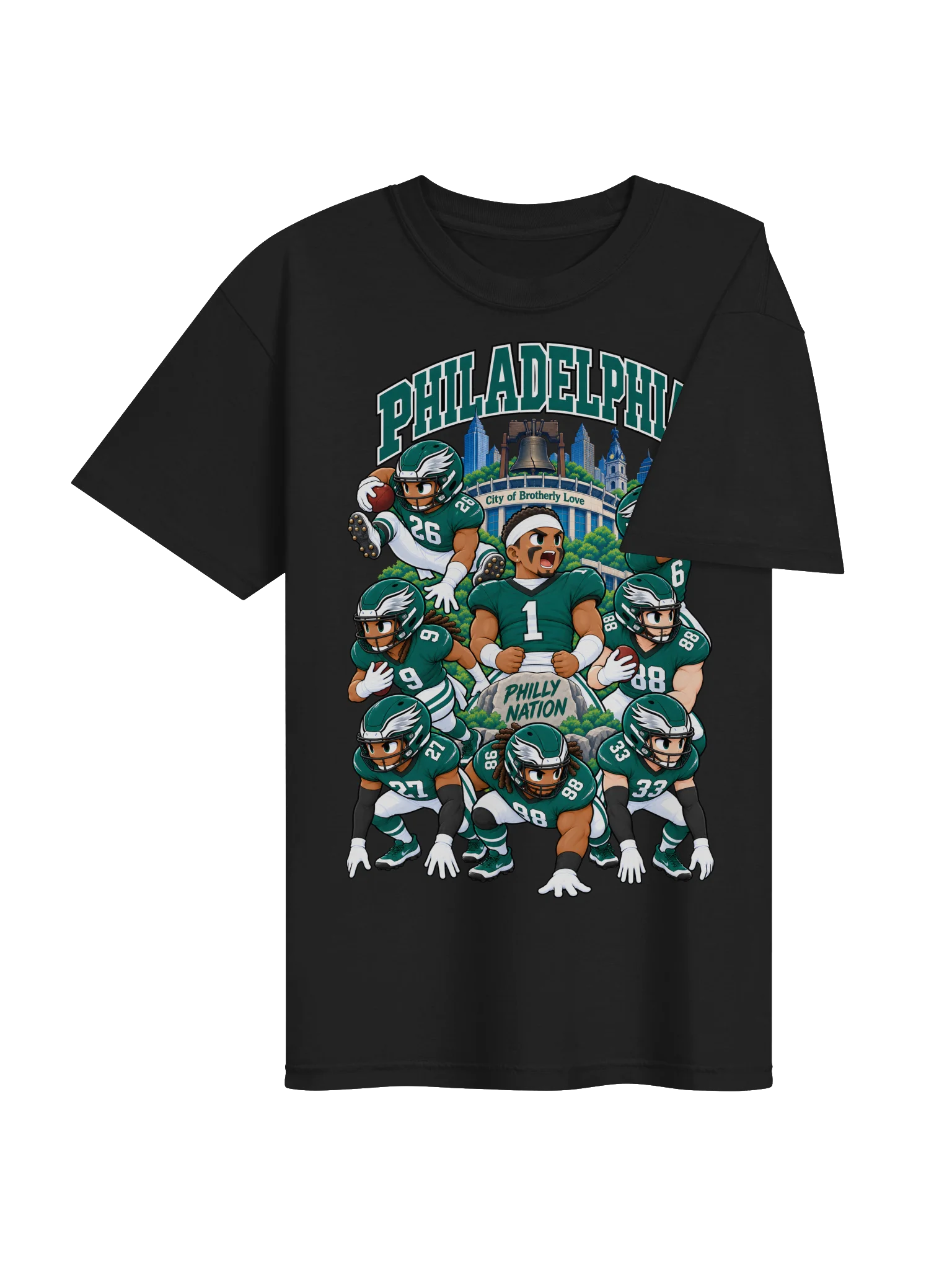 Philadelphia Football Animated Player T-Shirt product image (14)