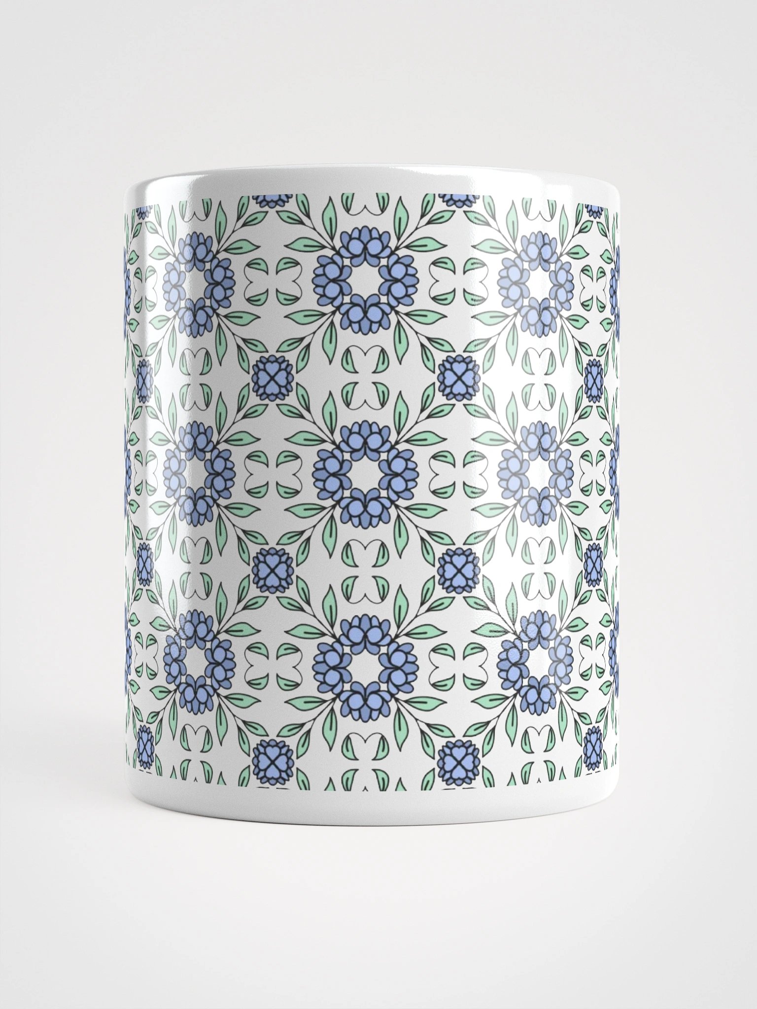 May Blue Floral Mug product image (6)