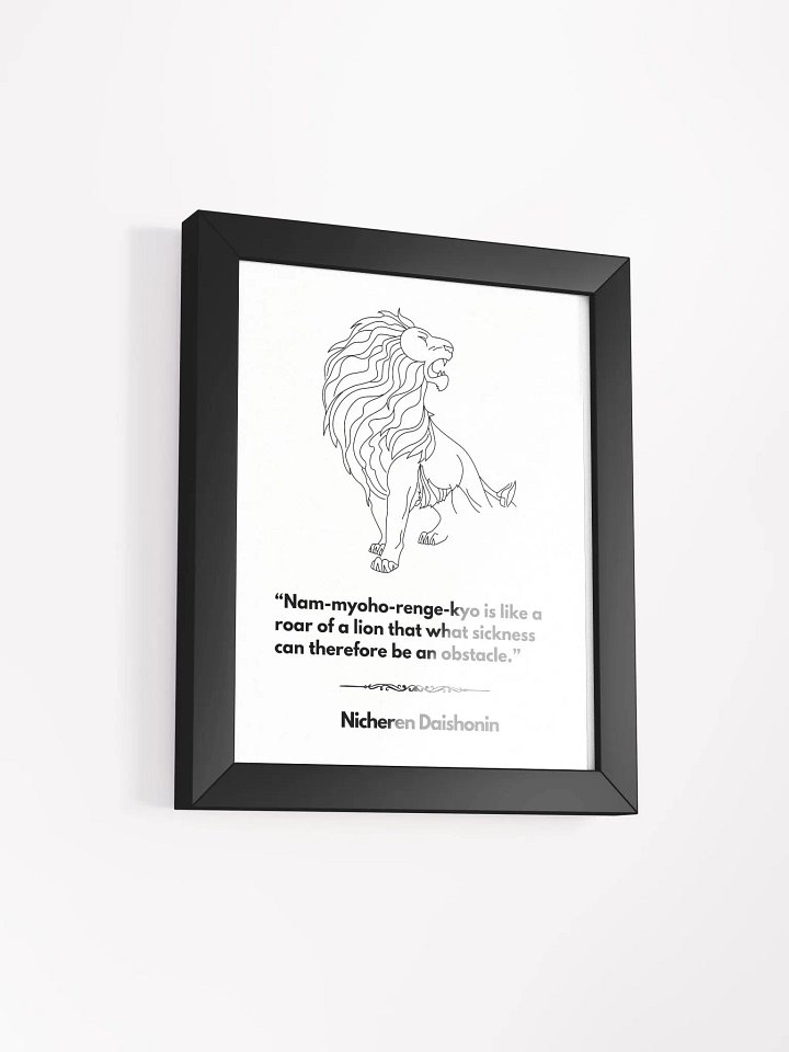 Nam-myoho-renge-kyo is like a roar of lion product image (2)