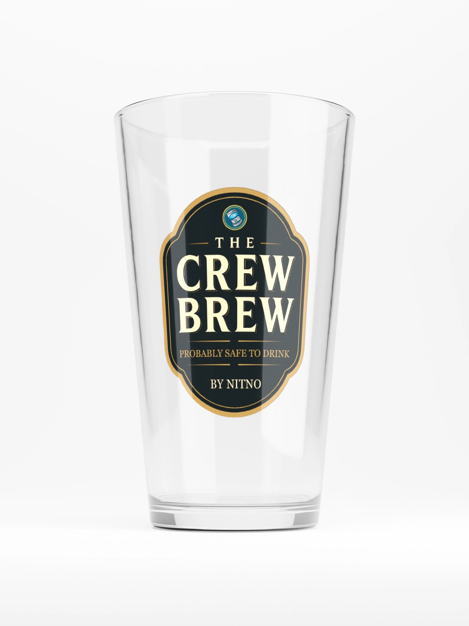 The Crew Brew Pint Glass product image (1)