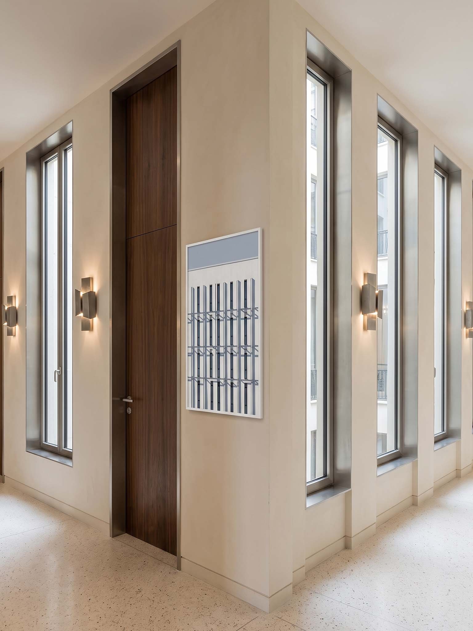 Window Grid - Minimalist Geometric Architectural Wall Art product image (49)