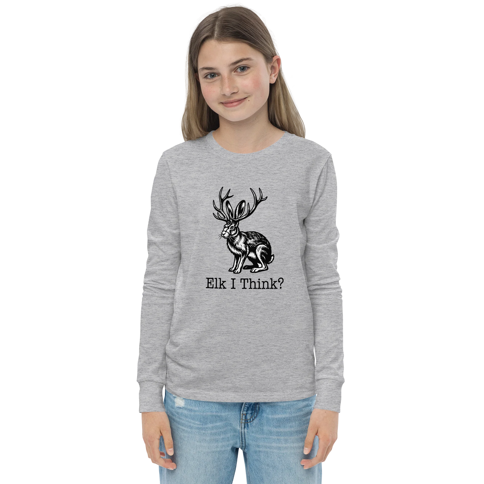 Elk I Think? Youth Long‑Sleeve Tee — From Range To Field product image (2)