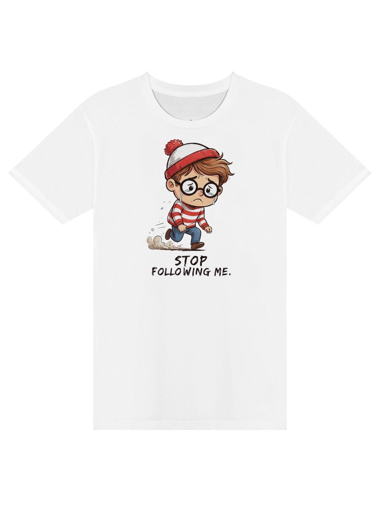 Stop Following Me Cartoon Tee product image (2)