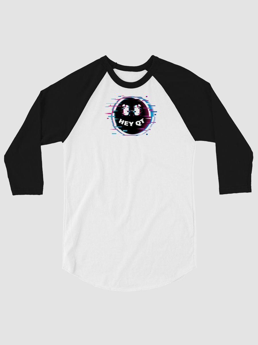 Glitch Hey QT Baseball Tee product image (1)