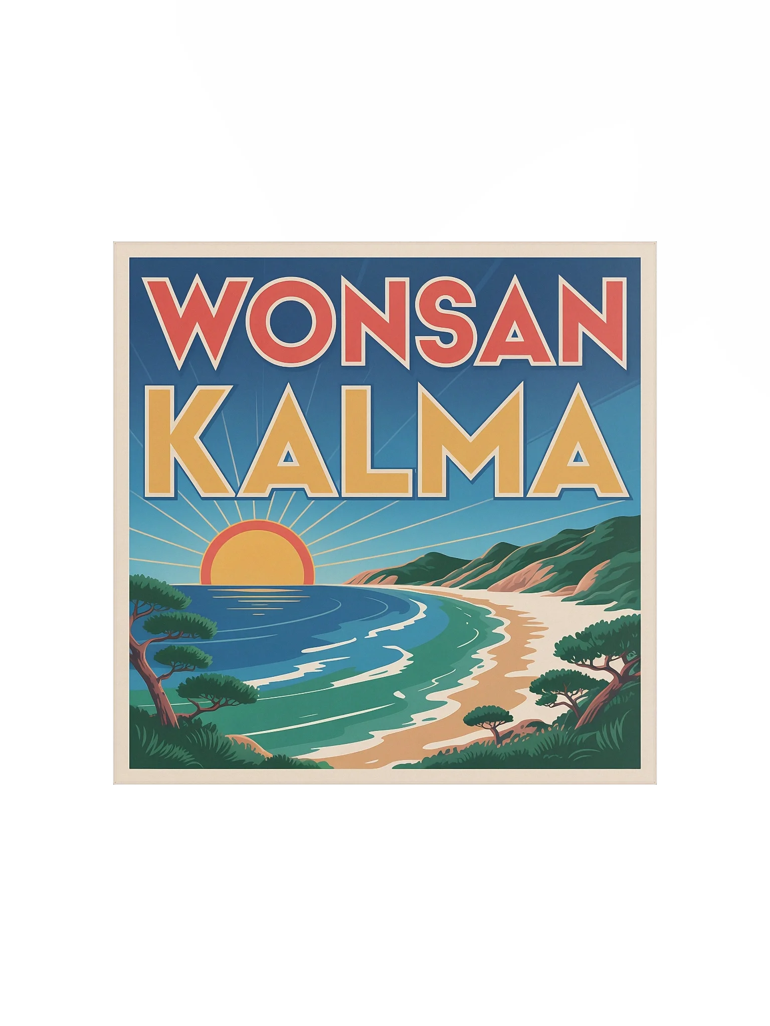 Wonsan Kalma Beach Resort Poster — VP.POST-01