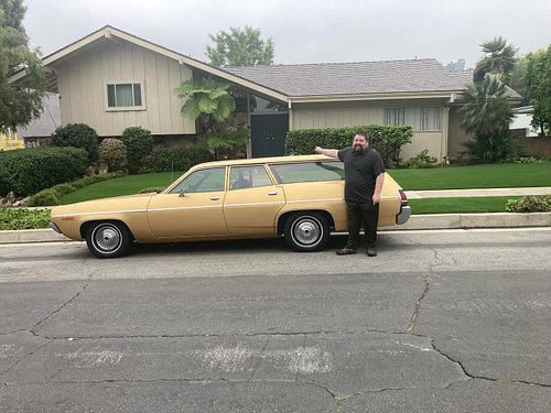 That day i visited my friend Peter and saw his new Car. #FilmingLocations #70’s #TheBradyabunch