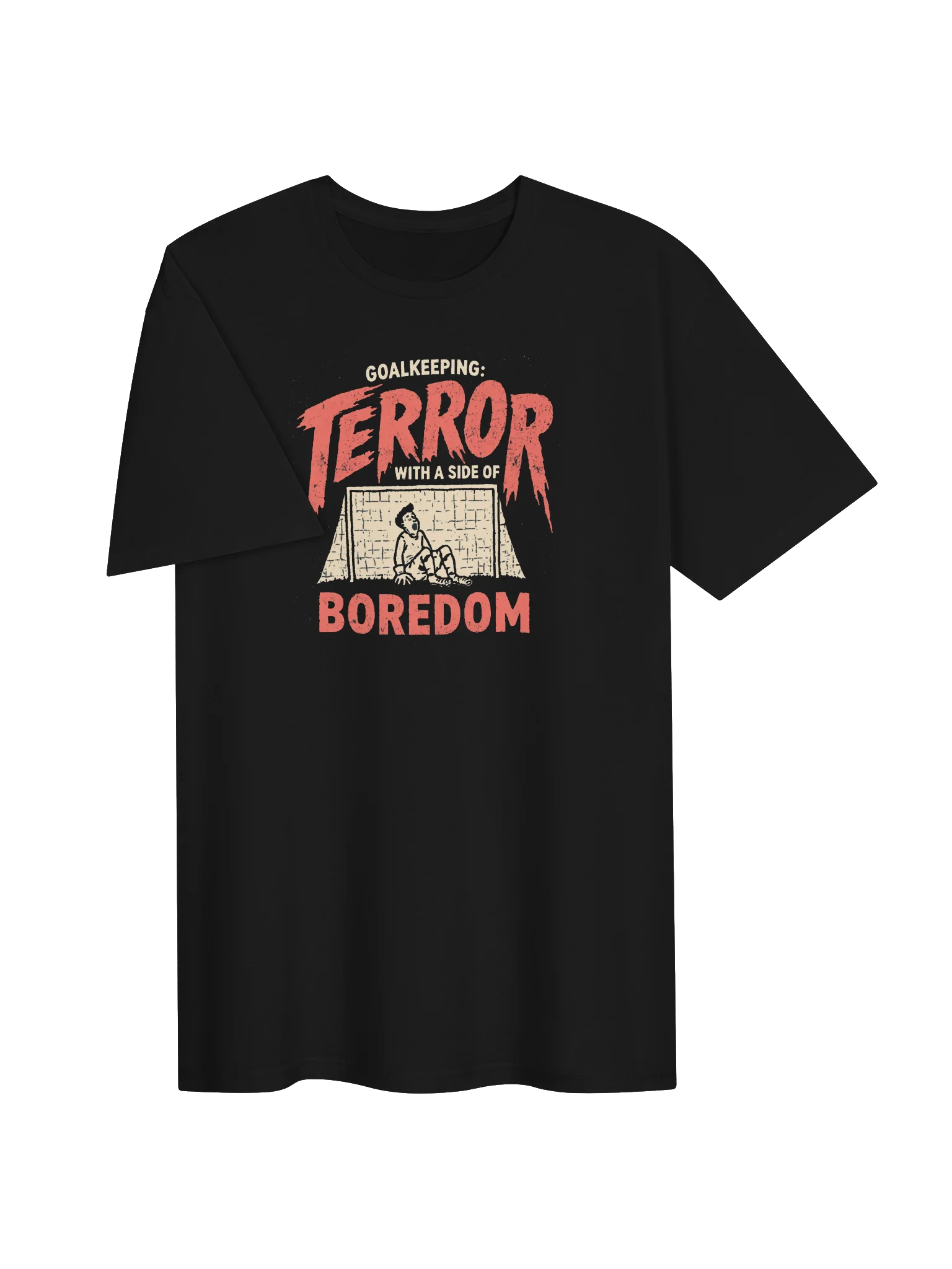 Goalkeeping: Terror, Boredom Yawning Tee product image (3)