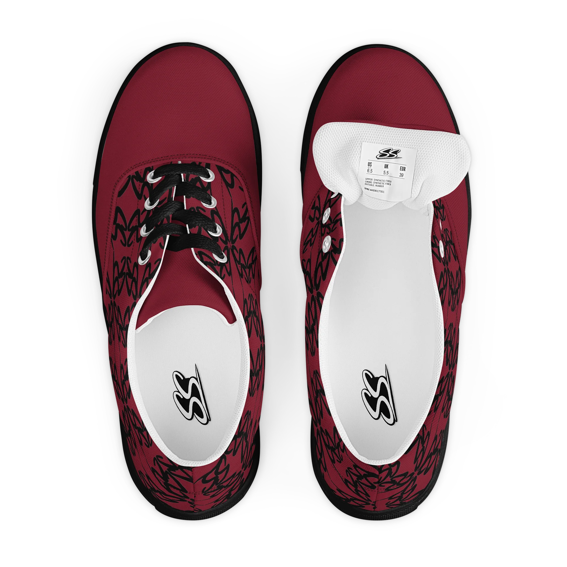 Burgundy SS OV MF all overs (Men's) product image (4)