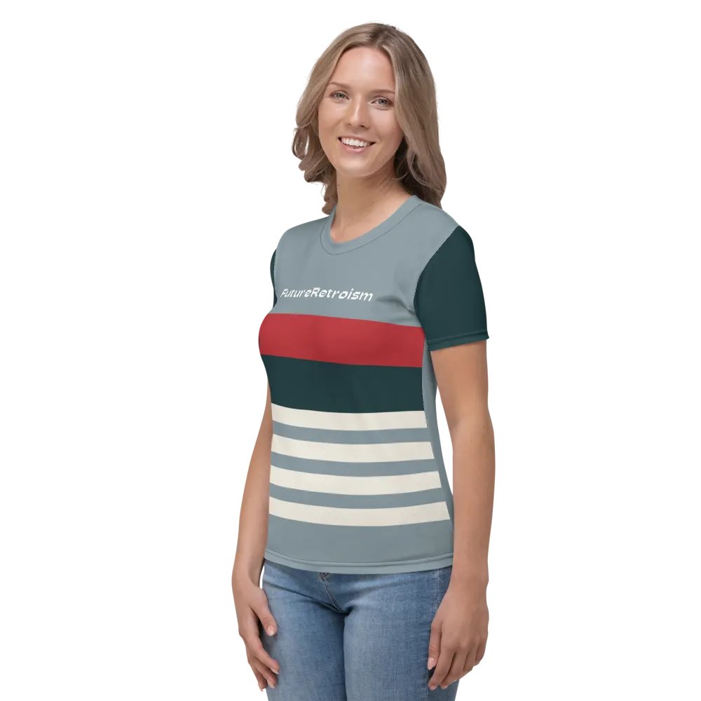 FR AOP Women's Crew Neck T-Shirt product image (4)