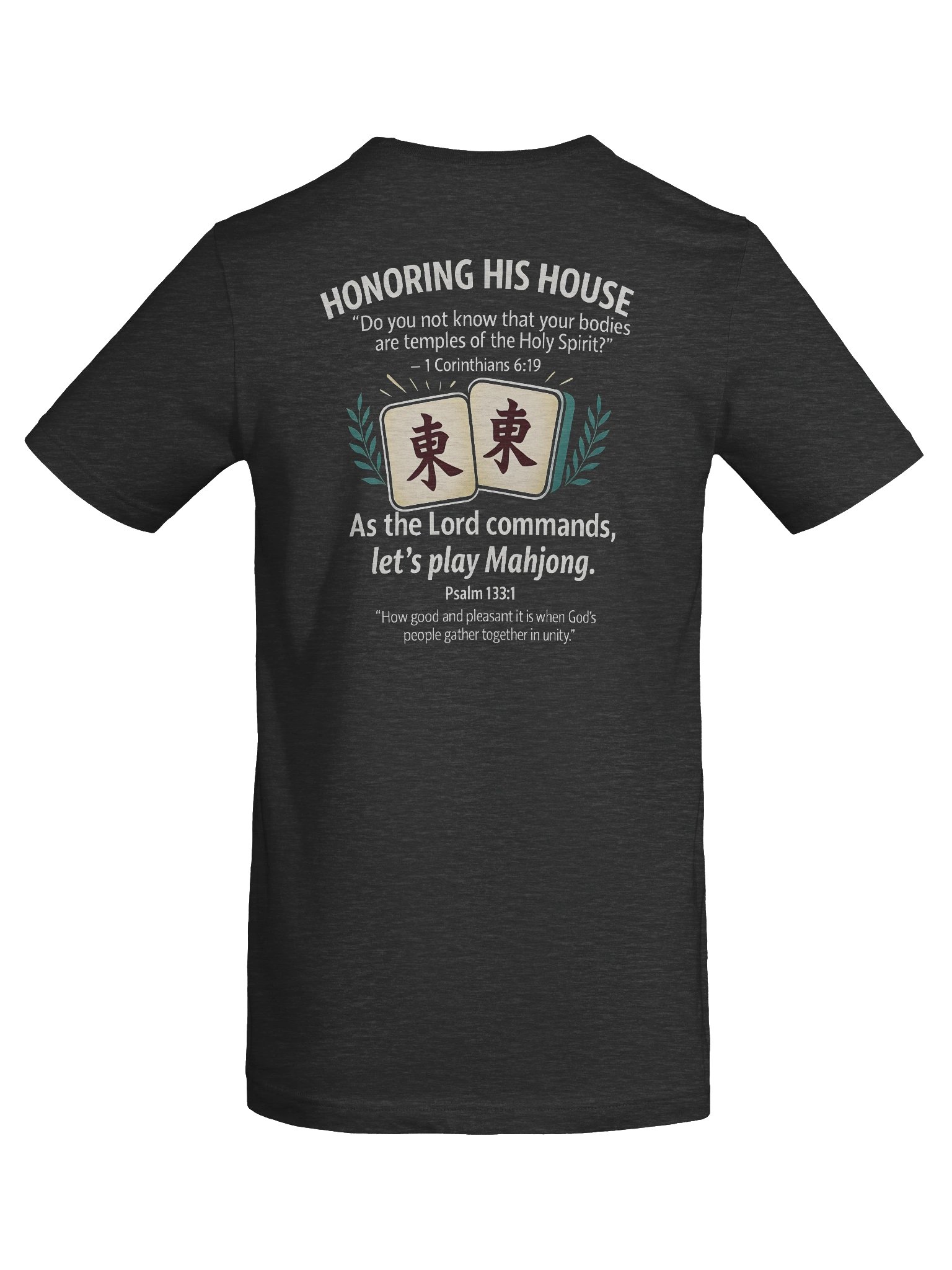 His House Unisex "Let's Play Mahjong" T-Shirt product image (6)