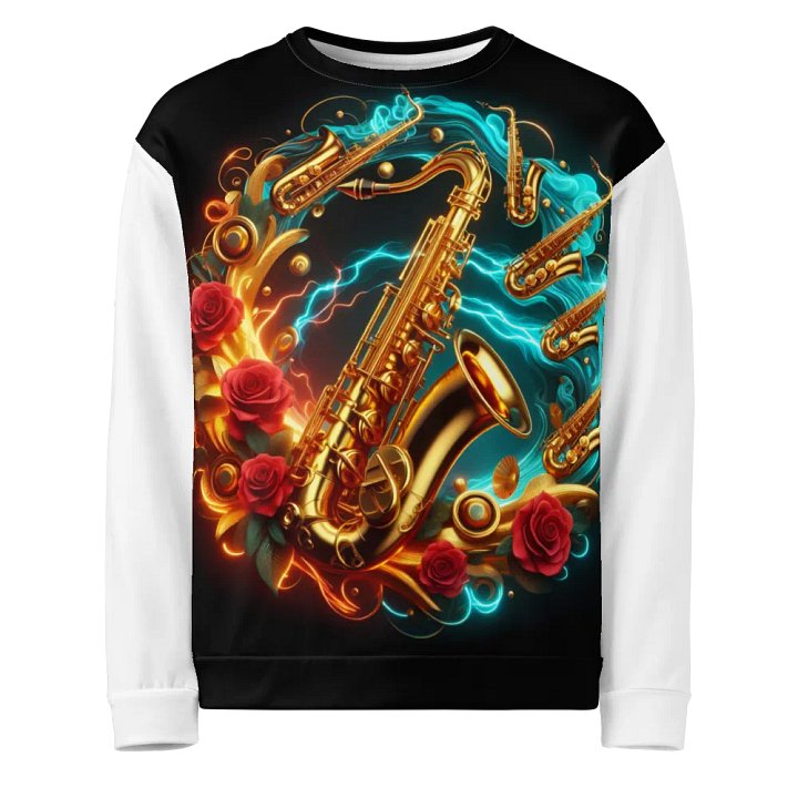 Golden Saxophone Serenade - Unisex Sweatshirt #26 product image (1)