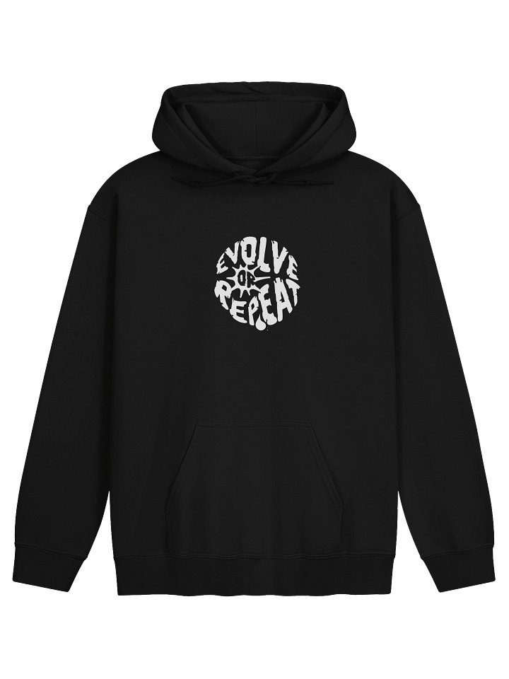 Evolve or Repeat Hoodie – Minimalist Graphic Hoodie | Unisex Pullover product image (1)