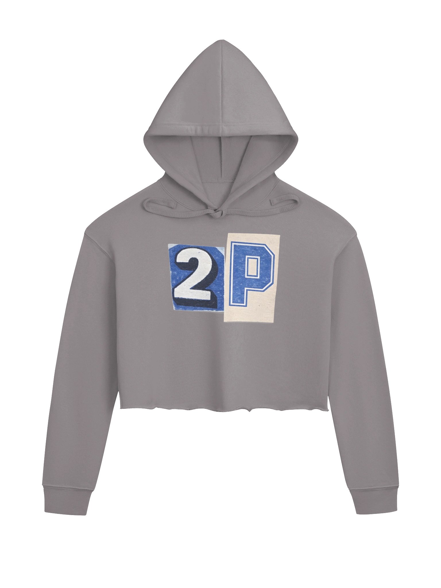 2P Patchwork Crop Hoodie product image (1)