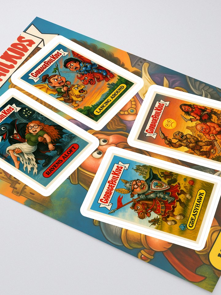 GPK Parody Sticker Sheet [TTRPG Twitter Edition] Sheet 10 product image (2)