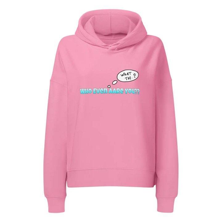 Who Even Are You?? Organic Hoodie product image (2)