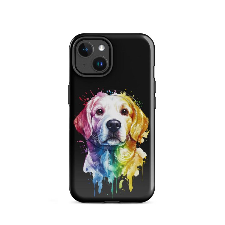 Vibrant Labrador Splash Artistic iPhone® MagSafe® Tough Case product image (2)