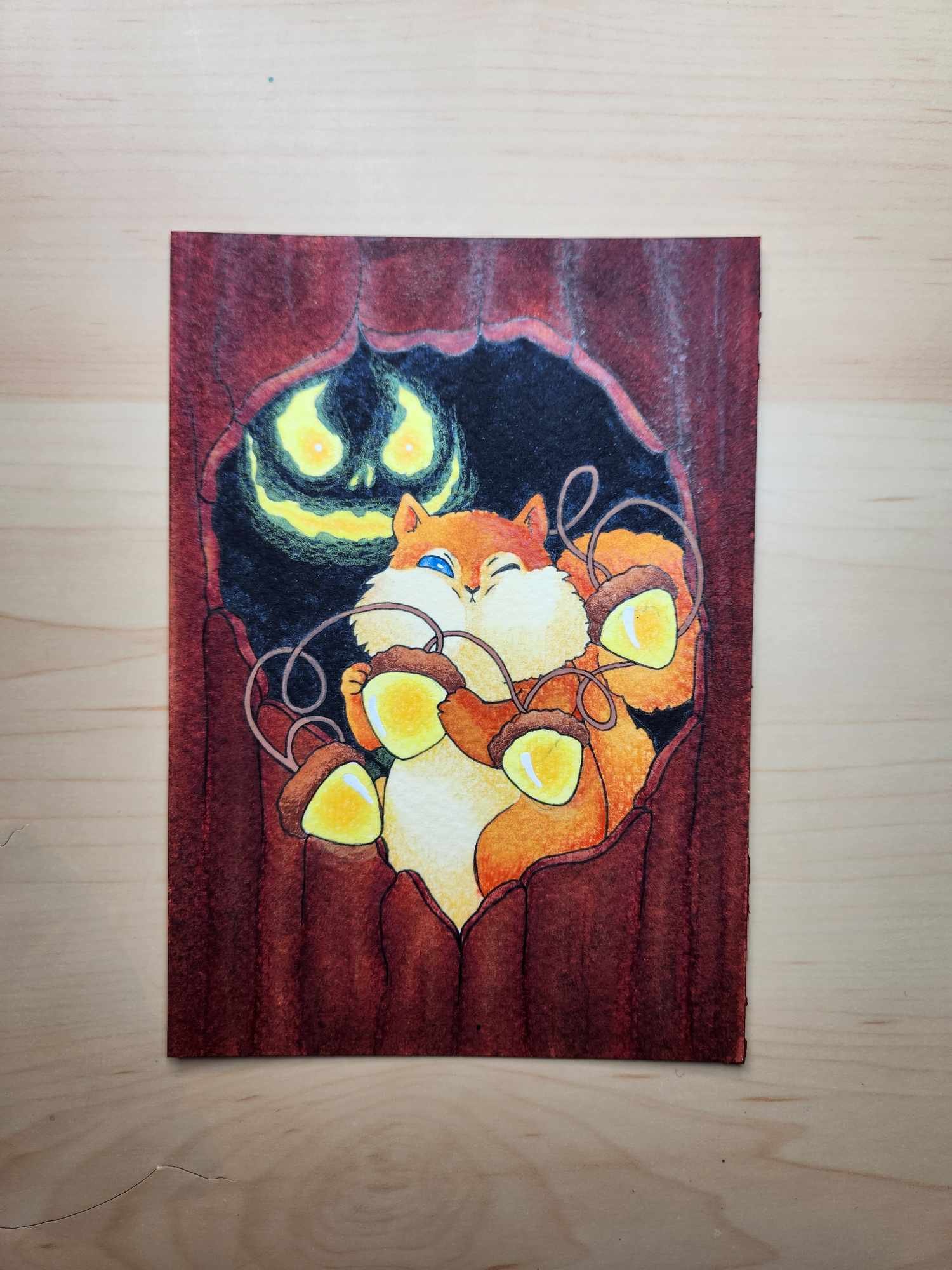 Dessin original Noël Ecureuil product image (2)