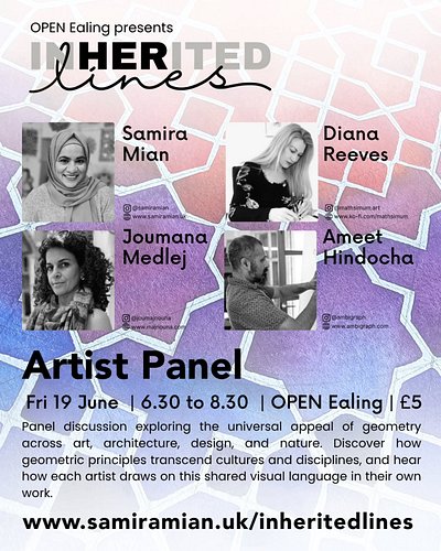 InHERitedlines kicks off next week and one of the last events on the programme is the most exciting- 

The Artist Panel -  It...