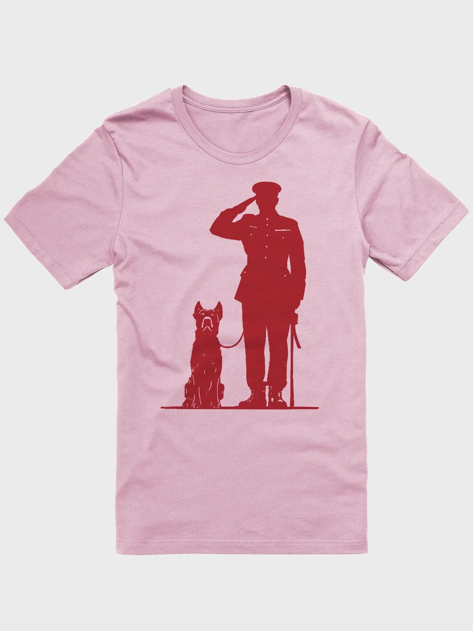 Army captain and dog saluting product image (1)