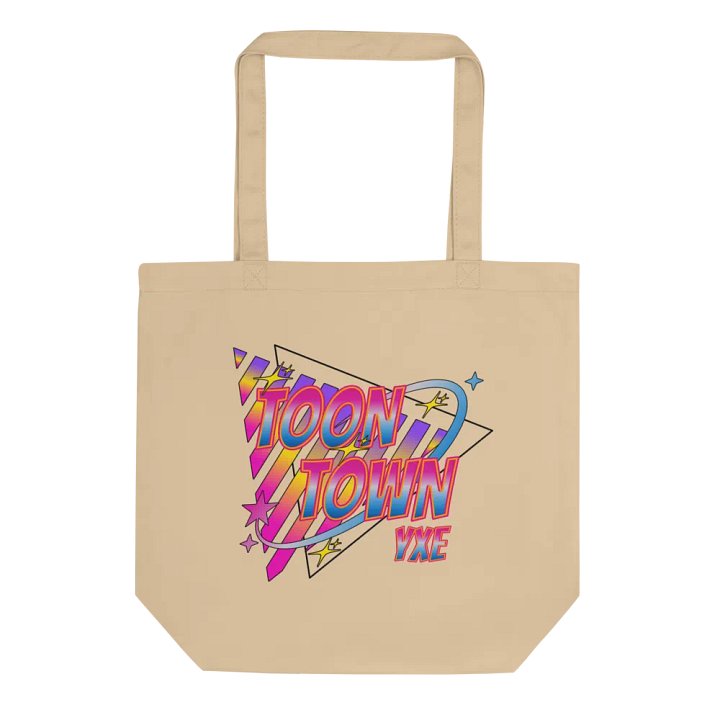 Toon Town Yxe Triangle Vibrant Eco-Friendly Tote Bag product image (1)
