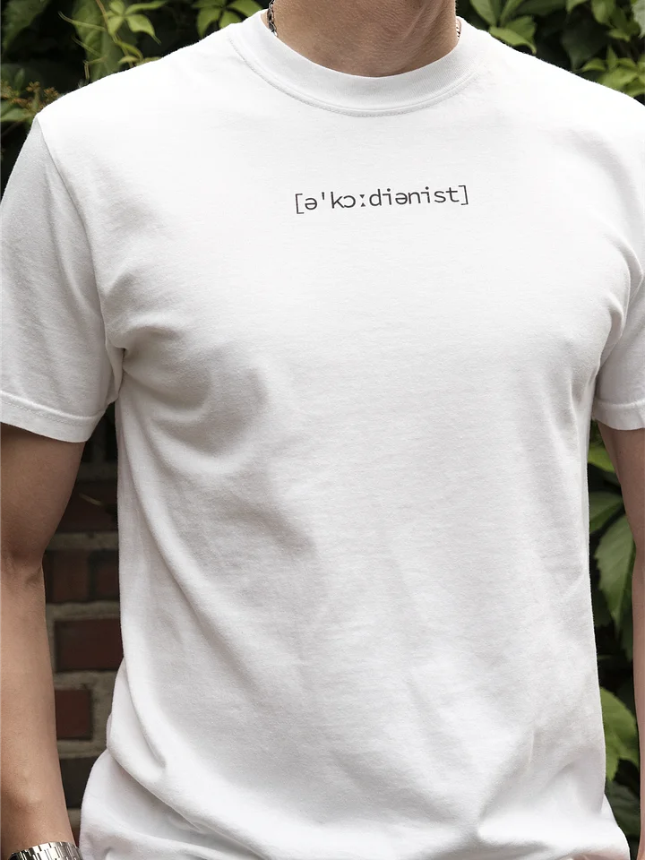 Accordionist's T-shirt product image (2)