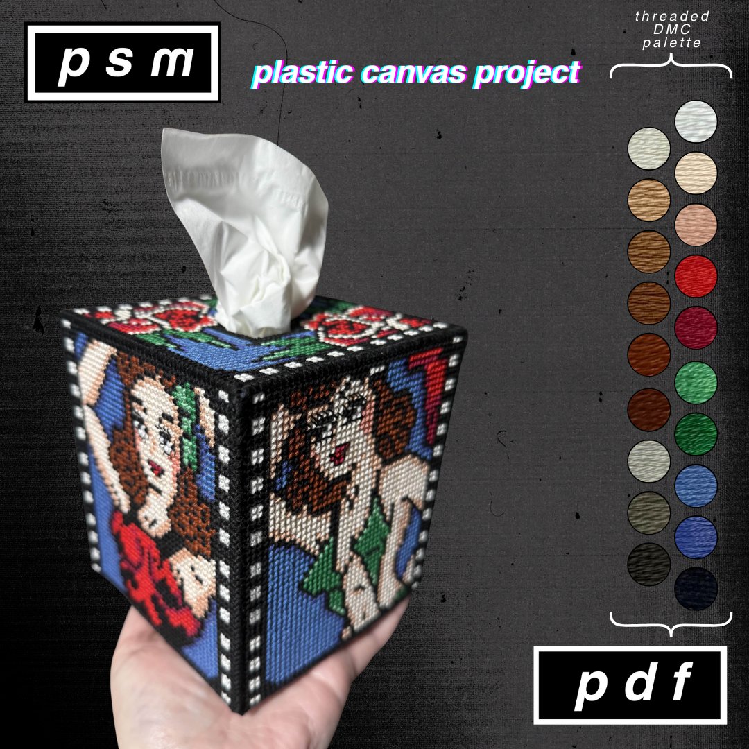Girls on Film Boutique Size Tissue Box Cover product image (1)