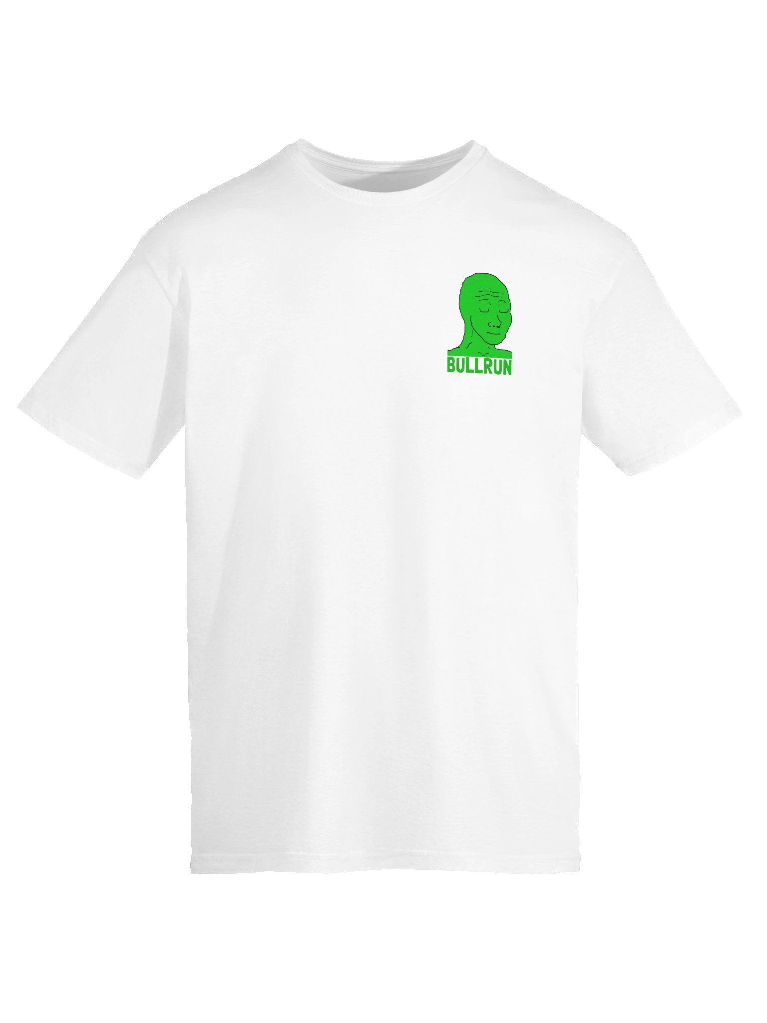 Wojak Tee - Green Face Bull Run 📈🐂 product image (9)