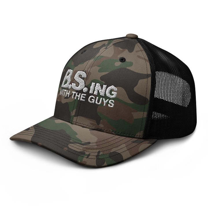 B.S.ing With The Guys Camo hat product image (2)