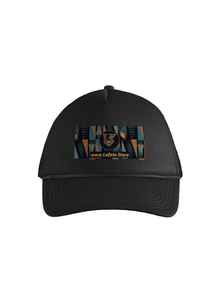 Lafate Store DesignerTrucker Hat - Black Multicolor product image (3)
