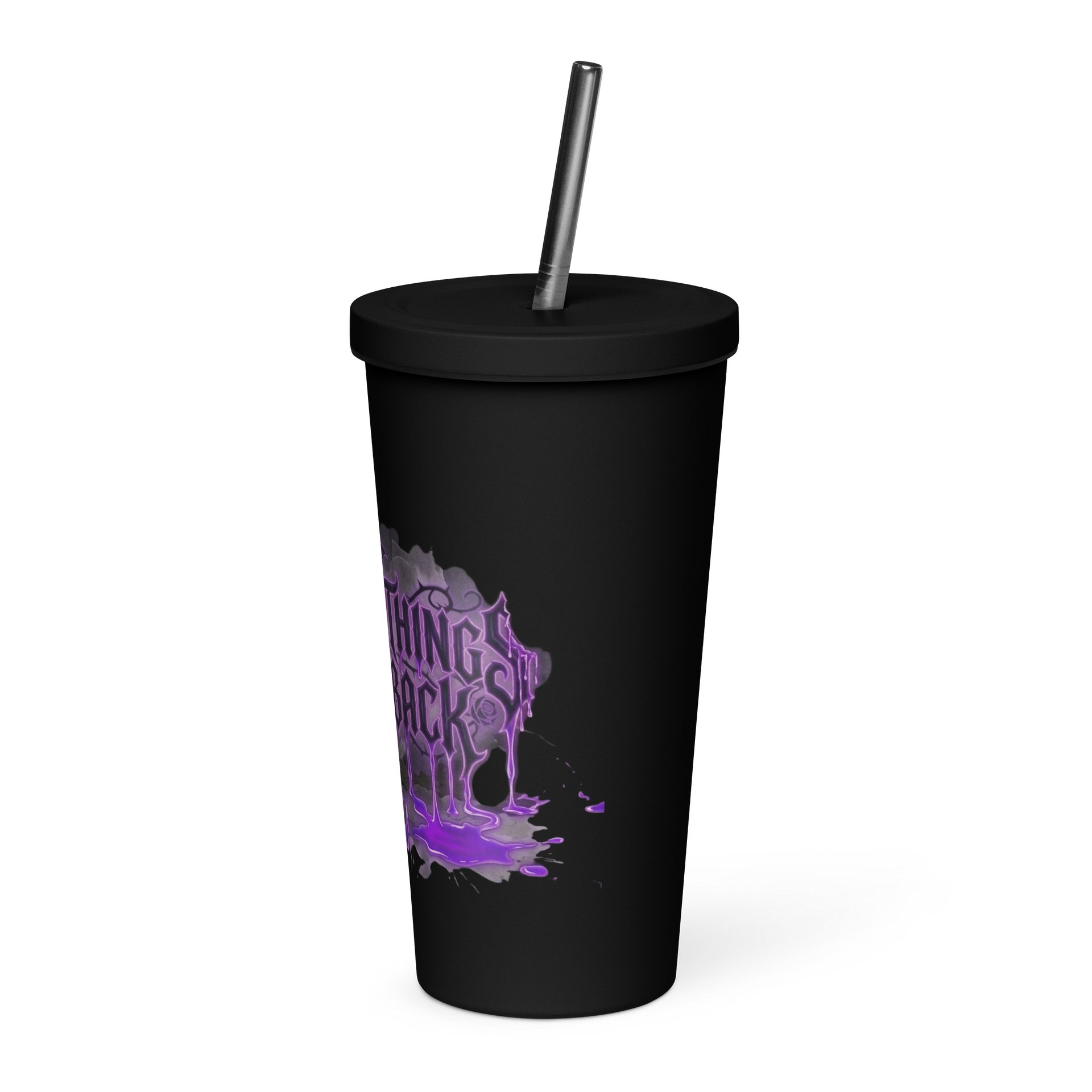 PRETTY THINGS BITE BACK — Gothic Purple Tumbler product image (3)