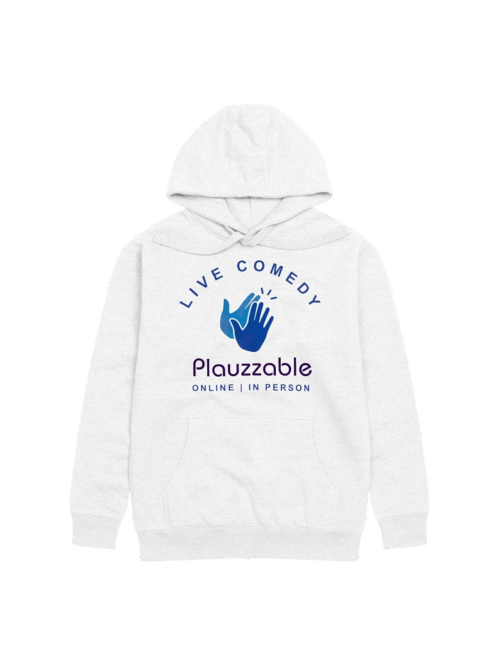 Plauzzable Sweatshirt – URL IRL LOL Edition (wht) product image (1)