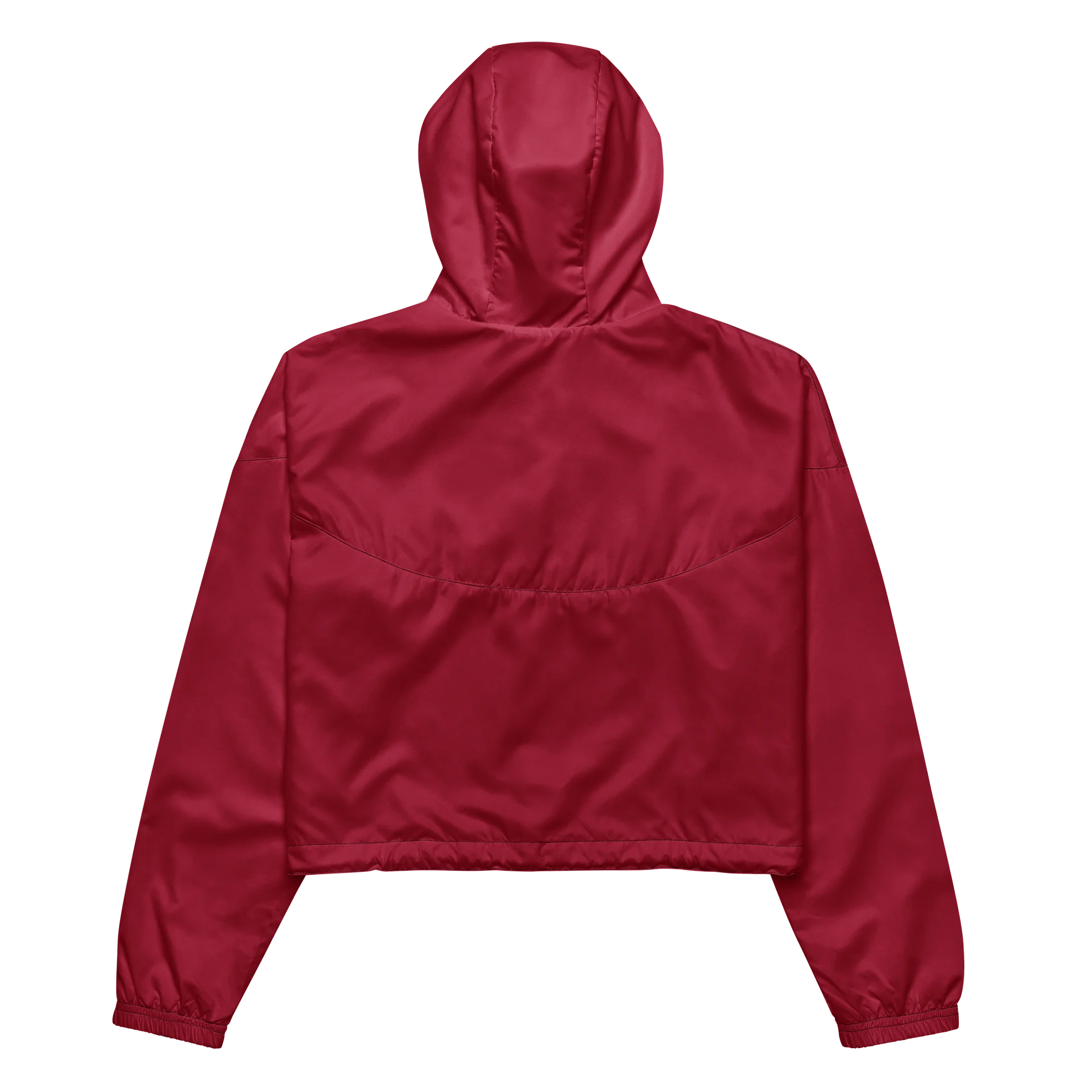 Maroon Minimalist Cropped Windbreaker product image (5)