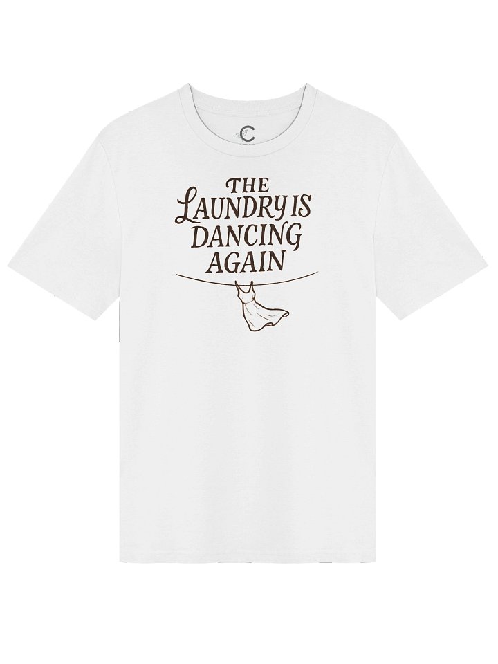 Heritage Goods: "Laundry Dancing" Organic T-Shirt product image (2)
