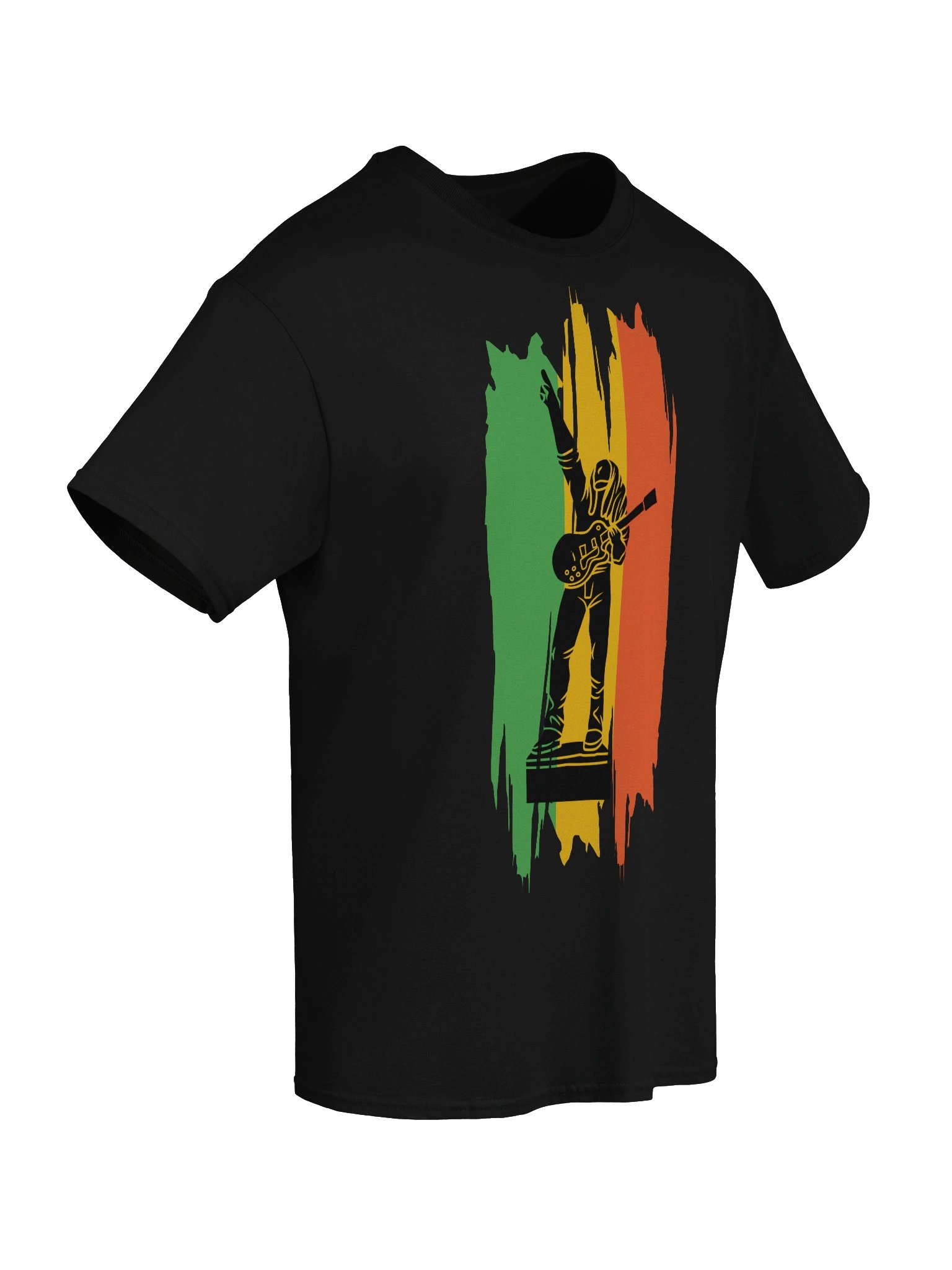 Rasta Guitarist Silhouette Graphic Tee product image (6)
