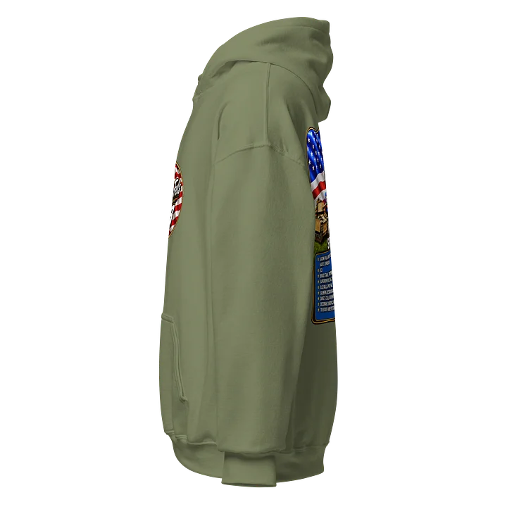 Adult - Gildan Classic Hoodie 18500 - Military Green product image (2)