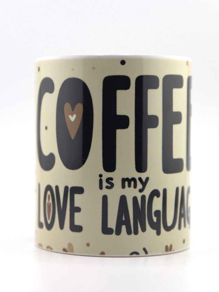 Coffee Is My Love Language 11oz Coffee Mug – Fun and Stylish Ceramic Cup for Coffee Enthusiasts – Great Gift for Coffee Lovers and Caffeine Fans product image (1)