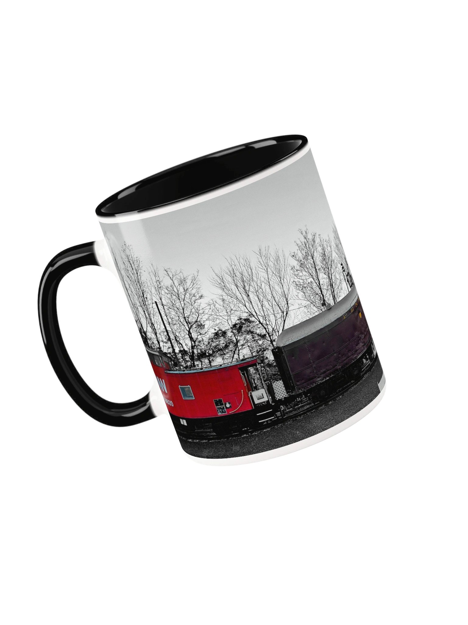 Trains 2-tone Ceramic Mug product image (11)