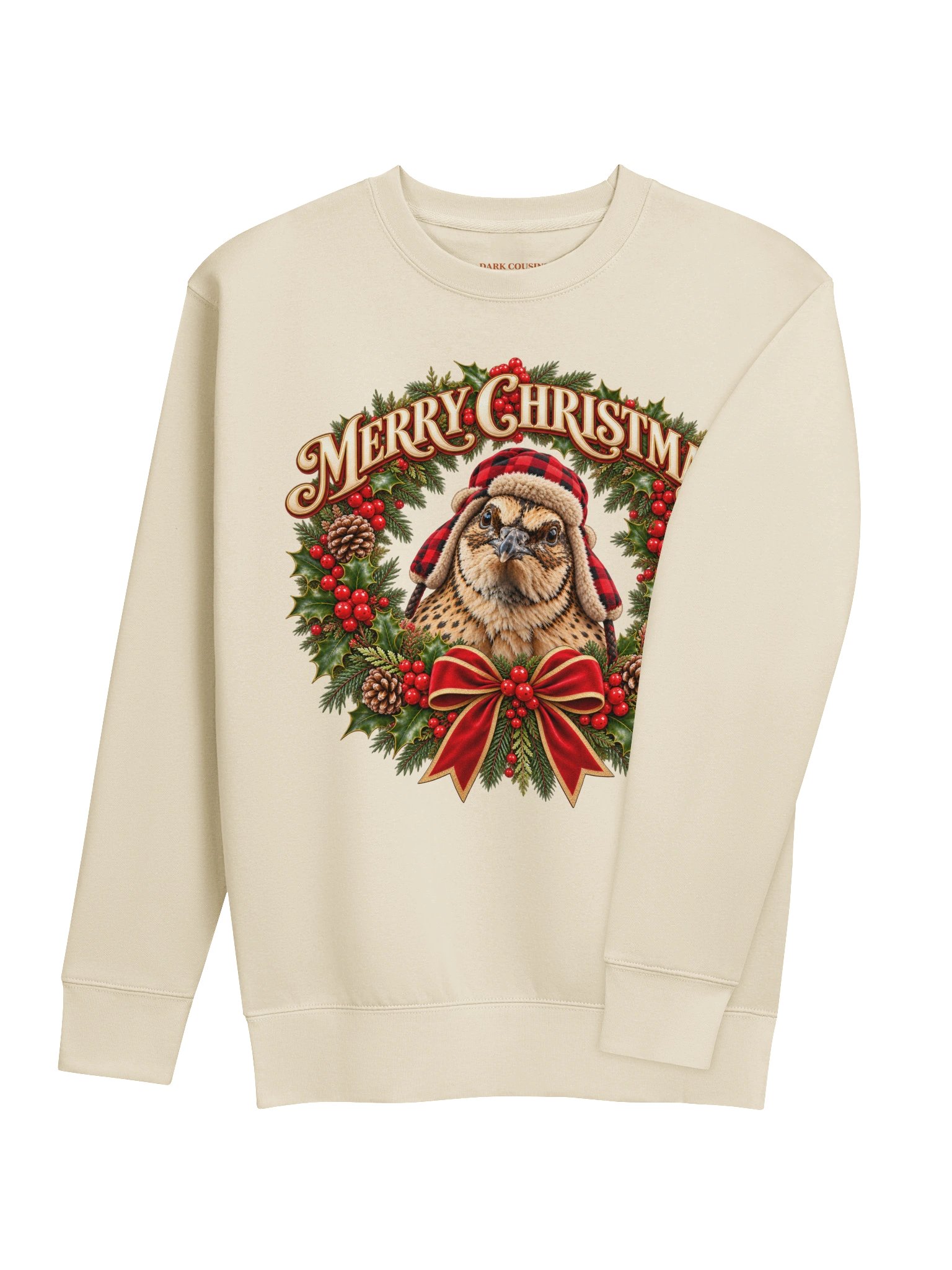 Merry Christmas from Foot Foot | Coturnix Quail Christmas Sweatshirt product image (11)