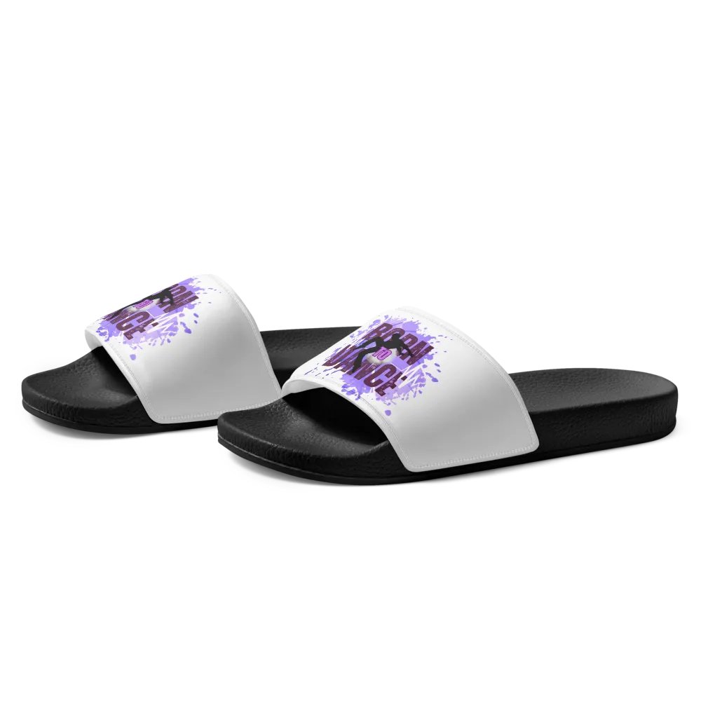 Born to Dance His Silhouette Women's Slides product image (9)