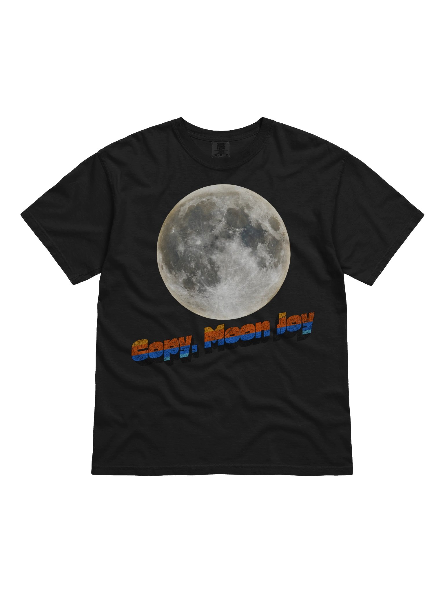 Copy Moon Joy Shirt, Moon Graphic Tee, Minimal Space T-Shirt, Aesthetic Lunar Shirt, Trendy Oversized Tee product image (4)